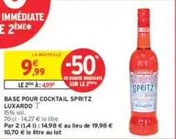 Intermarché Contact LUXARDO SPRITZ offre