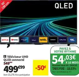 Conforama QLED Téléviseur UHD offre
