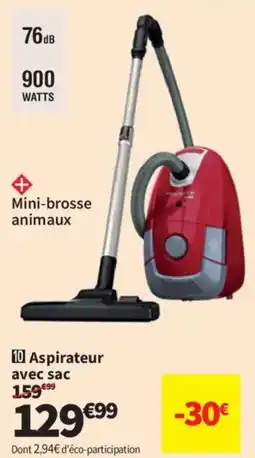 Conforama Aspirateur avec sac offre