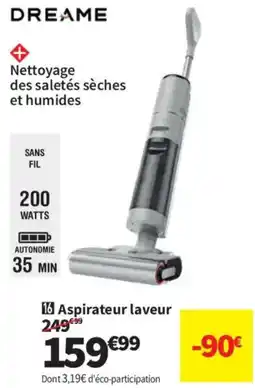 Conforama DREAME Aspirateur laveur offre
