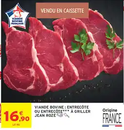 Intermarché Contact JEAN ROZÉ Entrecôte offre