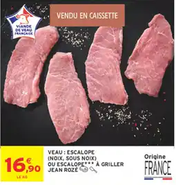 Intermarché Contact JEAN ROZÉ ESCALOPE offre