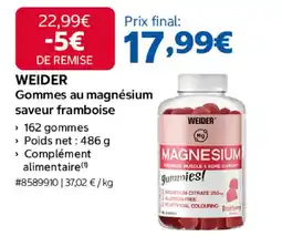 Costco WEIDER Gommes au magnésium offre