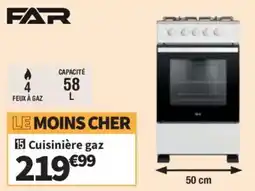 Conforama FAR Cuisinière gaz offre