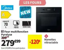 Conforama Midea Four multifonction Pyrolyse offre