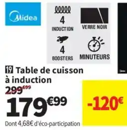 Conforama Midea Table de cuisson à induction offre