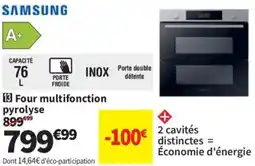 Conforama Samsung four multifonction pyrolyse offre