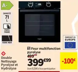 Conforama Whirlpool Four multifonction pyrolyse offre