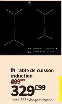 Conforama Table de cuisson induction offre