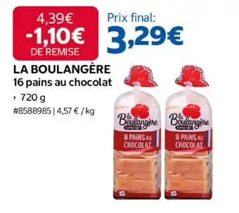 LA BOULANGÈRE 16 pains au chocolat