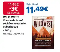 Costco WILD WEST Viande de bœuf séchée offre