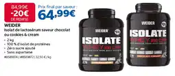 Costco WEIDER Isolat de lactosérum offre