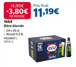 Costco 1664 Bière blonde offre