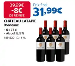 Costco CHÂTEAU LATAPIE offre