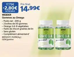 Costco WEIDER Gommes au Omega offre