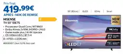 Costco HISENSE TV 55" 55E7S offre