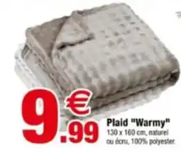 Bazarland Warmy Plaid offre
