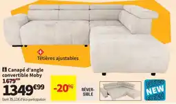 Conforama Moby Canapé d'angle convertible offre