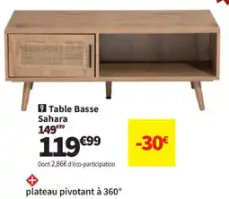 Conforama Sahara Table Basse offre