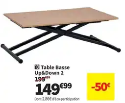 Conforama Table Basse Up&Down 2 offre