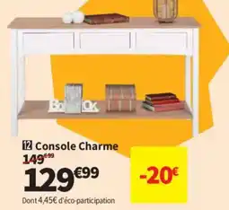 Conforama Console Charme offre