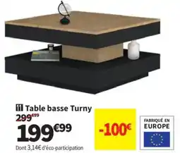 Conforama Turny Table basse offre