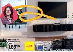 Conforama Meuble tv suspendu utah offre