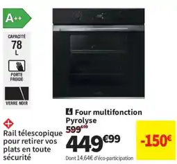 Conforama Four multifonction Pyrolyse offre