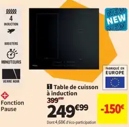Conforama Table de cuisson à induction offre