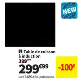 Conforama Table de cuisson à induction offre