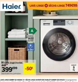 Conforama Haier Lave-linge frontal offre