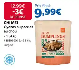 Costco CHI MEI Gyozas au porc et au chou offre