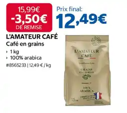 Costco L'AMATEUR CAFÉ offre
