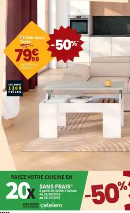 Conforama Osaka Table basse offre
