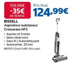 Costco BISSELL Aspirateur autolaveur Crosswave HF3 offre