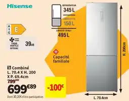 Conforama Hisense combmié offre