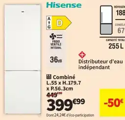 Conforama Hisense Combiné offre