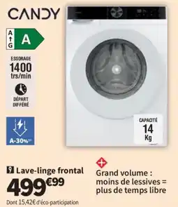 Conforama CANDY Lave-linge frontal offre