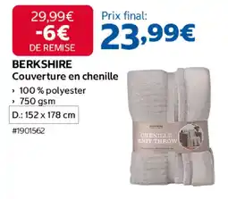 Costco BERKSHIRE Couverture en chenille offre