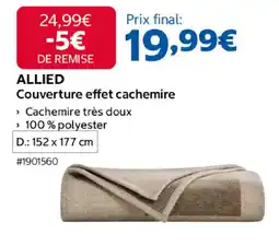 Costco ALLIED Couverture effet cachemire offre