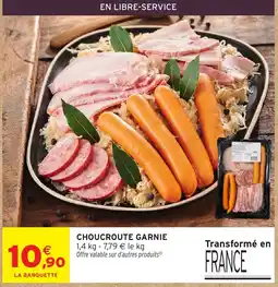 Intermarché LA BARQUETTE CHOUCRUTE GARNIE offre
