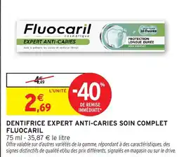 Intermarché Fluocaril Dentifrice Expert Anti-Caries Soin Complet offre