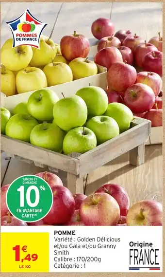 Intermarché POMMES DE FRANCE offre