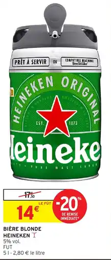 Intermarché HEINEKEN BIÈRE BLONDE offre