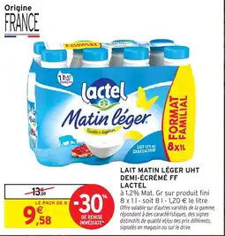 Intermarché Lactel Matin léger offre