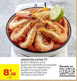 Intermarché CREVETTES CUITES offre