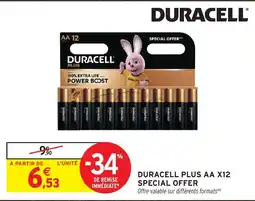 Intermarché DURACELL DURACELL PLUS AA offre