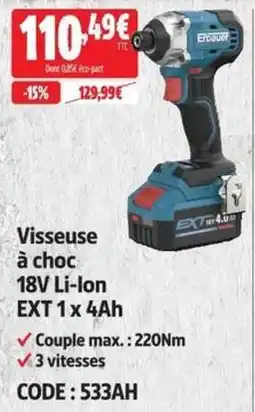 Screwfix ErgoBurst Visseuse à choc offre