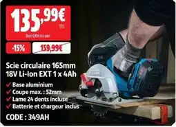 Screwfix BOSCH Scie circulaire 165mm offre