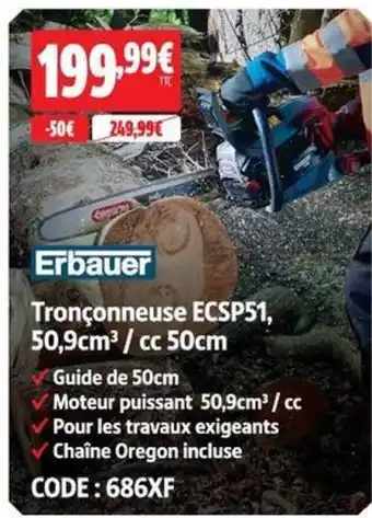 Erbauer Tronçonneuse ECSP51